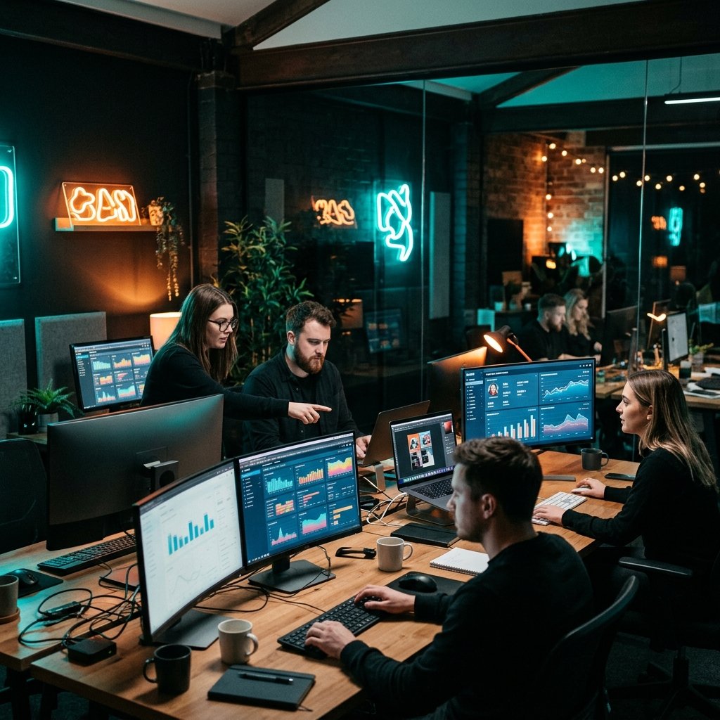 Digital marketing and analytics workspace
